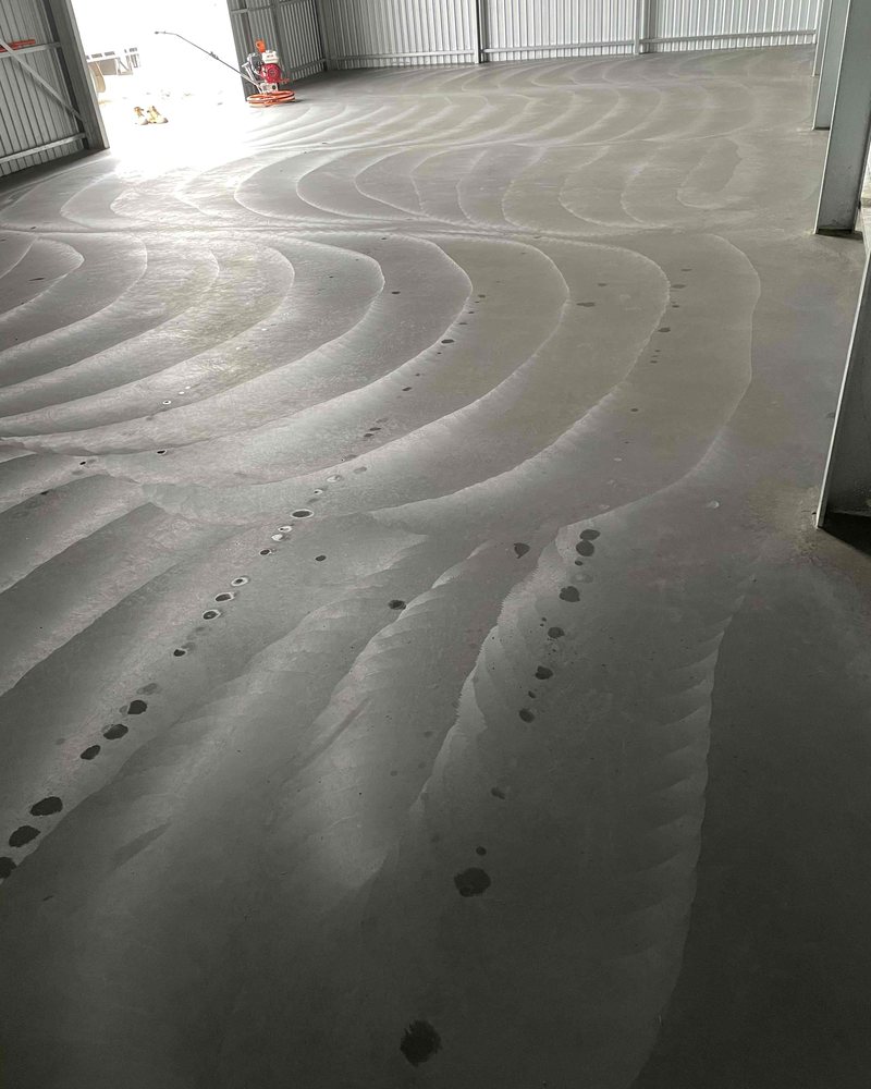 Shed Floor — DB Concrete Construction